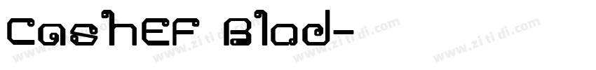 CashEF Blod字体转换